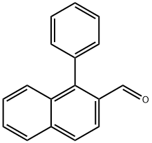 1-Phenylnaphthalene-2-carboxaldehyde 结构式