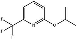 2-异丙氧基-6-(三氟甲基)吡啶 结构式