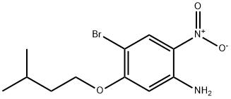 4-Bromo-5-(3-methylbutoxy)-2-nitroaniline 结构式