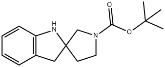 叔丁基螺[二氢吲哚-2,3'-吡咯烷]-1'-羧酸酯 结构式