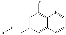 8-溴-6-甲基喹啉盐酸 结构式