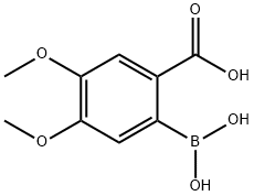 2-羧基-45-二甲氧基苯硼酸 结构式