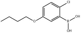 5-BUTOXY-2-CHLOROPHENYLBORONIC ACID 结构式