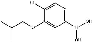 4-氯-3-异丁氧基苯硼酸 结构式