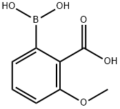 2-BORONO-6-METHOXYBENZOIC ACID 结构式