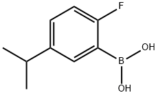 2-氟-5-异丙基苯硼酸 结构式