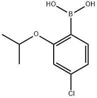 4-氯-2-异丙氧基苯硼酸 结构式