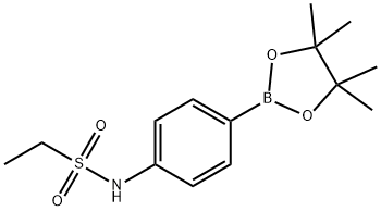 4-(ETHYLSULFONAMIDO)PHENYLBORONIC ACID, PINACOL ESTER 结构式
