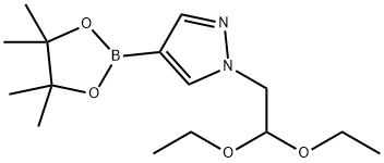 1-(2,2-DIETHOXYETHYL)PYRAZOLE-4-BORONIC ACID, PINACOL ESTER 结构式