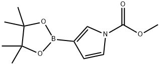 1-(METHOXYCARBONYL)PYRROLE-3-BORONIC ACID, PINACOL ESTER 结构式