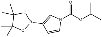 1-(ISOPROPOXYCARBONYL)PYRROLE-3-BORONIC ACID, PINACOL ESTER 结构式