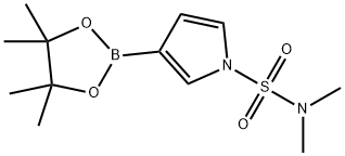 1-(N,N-DIMETHYLSULFAMOYL)PYRROLE-3-BORONIC ACID, PINACOL ESTER 结构式
