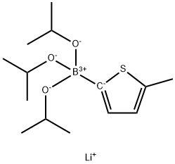 Lithium triisopropyl 2-thiophenylborate 结构式