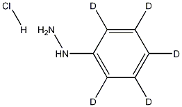 苯肼D5 结构式