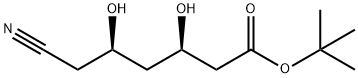 (3R,5R)-6-氰基-3,5-二羟基己酸叔丁酯 结构式