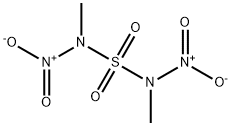 N,N'-Dimethyl-N,N'-dinitro-sulfamide 结构式