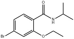 4-Bromo-2-ethoxy-N-isopropylbenzamide 结构式