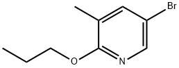 5-溴-3-甲基-2-丙氧基吡啶 结构式