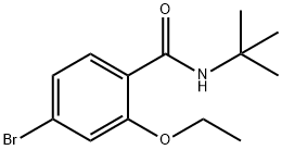 4-Bromo-N-tert-butyl-2-ethoxybenzamide 结构式