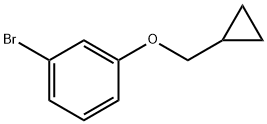 1-BROMO-3-(CYCLOPROPYLMETHOXY)BENZENE 结构式