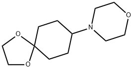 4-(1,4-dioxaspiro[4.5]decan-8-yl)morpholine 结构式