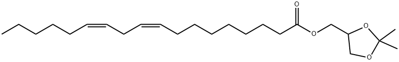 1-Linoleoyl-2,3-isopropylidene-rac-glycerol 结构式
