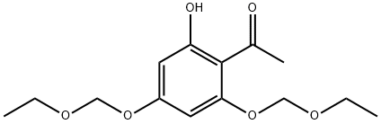 1-[2-Hydroxy-4,6-bis(ethoxymethoxy)phenyl]ethanone 结构式