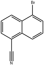5-溴-1-萘腈 结构式