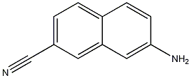 7-氨基-2-萘腈 结构式