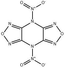 4,8-Dinitro-4H,8H-bis[1,2,5]oxadiazolo[3,4-b:3',4'-e]pyrazine 结构式