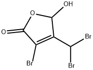 3-溴-4-(二溴甲基)-5-羟基-2(5H)-呋喃酮 结构式