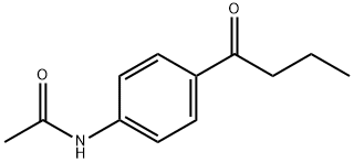 N-(4-butyrylphenyl)acetamide 结构式