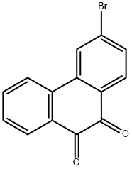 3-溴-9,10-菲醌 结构式