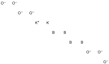 Dipotassium tetraboron heptaoxide 结构式