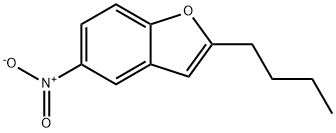 2-丁基-5-硝基苯并呋喃 结构式