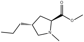 (4R)-1-Methyl-4-propyl-L-proline Methyl Ester 结构式