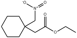 1-(Nitromethyl)cyclohexaneacetic Acid Ethyl Ester 结构式
