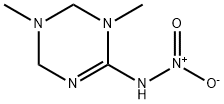 1,5-二甲基-2-硝基亚氨基六氢-1,3,5-三嗪 结构式