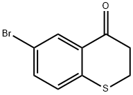 6-溴-2,3-二氢硫色烯-4-酮 结构式