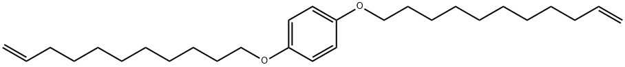 1,4-双(10-十一烯氧基)苯 结构式