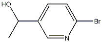 6-溴-Α-甲基-3-吡啶甲醇 结构式