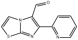 6-(PYRIDIN-2-YL)IMIDAZO[2,1-B]THIAZOLE-5-CARBALDEHYDE 结构式