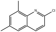 2-CHLORO-6,8-DIMETHYLQUINOLINE 结构式