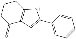 2-苯基-6,7-二氢-1氢-吲哚-4(5氢)-酮 结构式