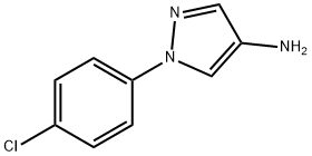 4-氨基-1-(4-氯苯基)吡唑 结构式