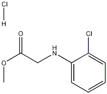 L-(+)-邻氯苯甘氨酸甲脂L-酒石酸盐 结构式