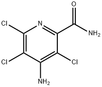 4-氨基-3,5,6-三氯吡啶甲酰胺 结构式