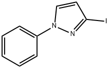 3-碘-1-苯基吡唑 结构式