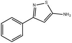 3-PHENYLISOTHIAZOL-5-AMINE 结构式