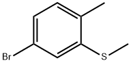 5-溴-2-甲硫基苯甲醚 结构式